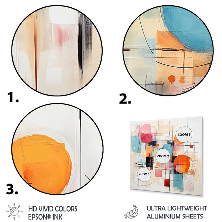 Latitude Run® Colourful Mid Century Abstract Fusion III MidCentury